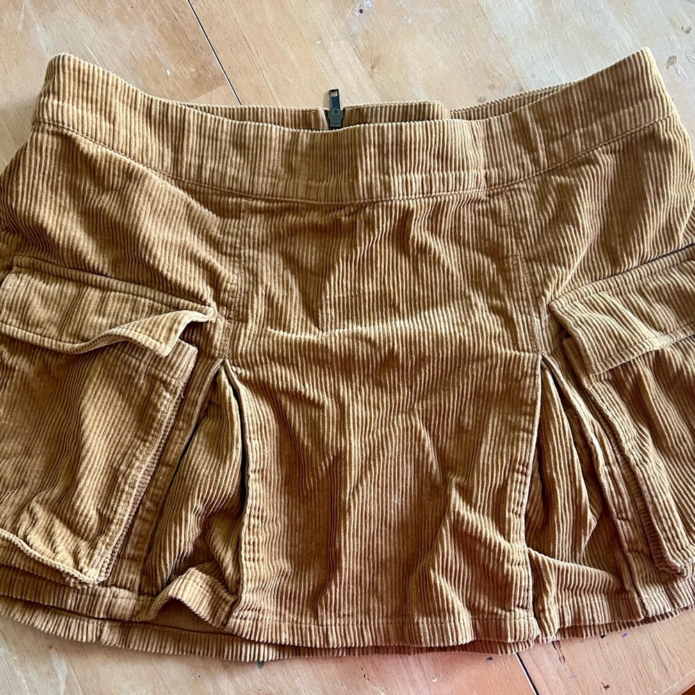 Wild Fable Corduroy Mini Skirt in Tan